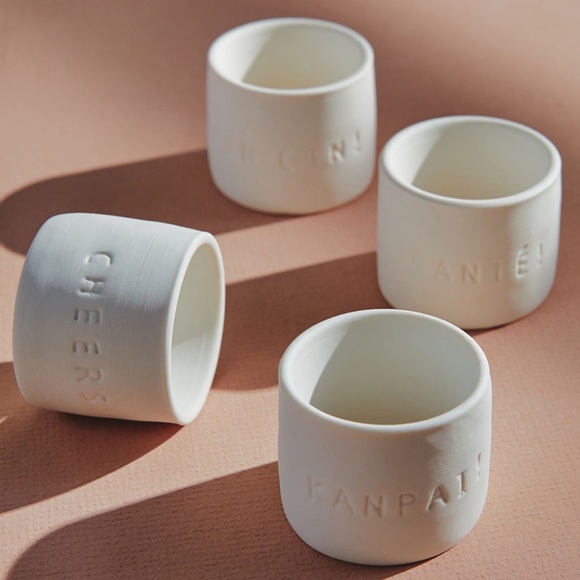 New in box anthropologie napkin rings ceramic - Picture 3 of 5
